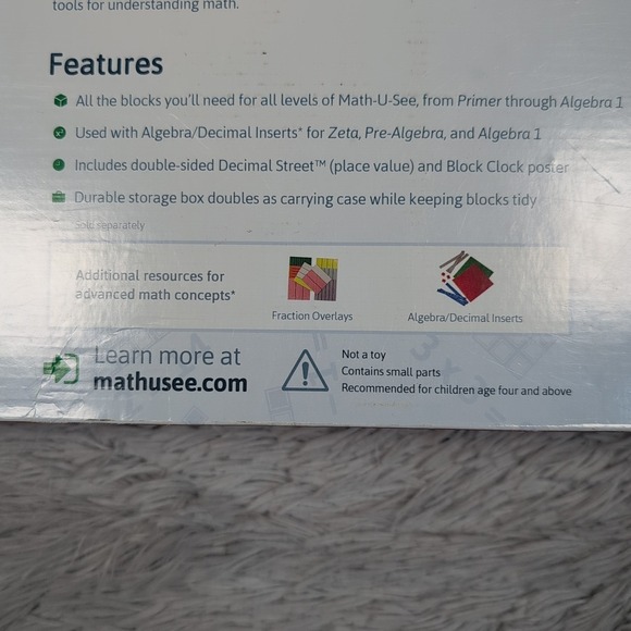 Math U See Manipulatives Integer Block Kit Homeschool Math Classroom Learning - Picture 6 of 8